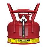 Justrite2.5GL DOT Safety Can Red TypeII,5/8"Hose redirect to product page