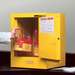Safety Cabinet, 4-Gallon, 1 DR,SC, with Suregrip Handle, Yellow