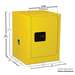 Safety Cabinet, 4-Gallon, 1 DR,SC, with Suregrip Handle, Yellow