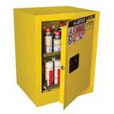 EX Benchtop Aerosol Can, Flammable Safety Cabinet w/2 Drawers, 1 Manual Close Door, Yellow redirect to product page