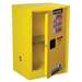 Sure-Grip® Ex Compac Flammable Safety Cabinet, Yellow, 12 Gallon Capacity