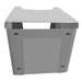 Wiper Dispenser, WypAll, Quaterfold, Gray, 7.5" x 9.0" x 7.5"