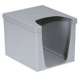 Wiper Dispenser, WypAll, Quaterfold, Gray, 7.5" x 9.0" x 7.5" redirect to product page