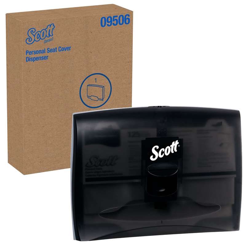 Personal Seat Cover Dispenser, Scott, Black, 17.5" x 13.25" x 2.25"