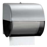 Hard Roll Towel Dispenser, Omni Roll, Smoke, 10.5" x 10.0" x 10.0" redirect to product page