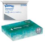 Facial Tissue, Kleenex, White, 8.4" x 8.0", 48 Sheets/Box, 64 Box/Case redirect to product page