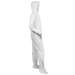 KleenGuard A40 Liquid & Particle Protection  Coveralls, Hooded & Booted, Zip Front, Elastic Wrists & Ankles, White, 4XL, 25 per Case
