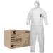 KleenGuard™ A40 Reflex™ Liquid and Particle Protection Coveralls, White, XL, 25 per Case