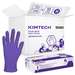 Purple Nitrile 6 mil Textured Exam Gloves, Medium, 9-1/2" Long, 100 per Package