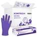 Purple Nitrile 6 mil Textured Exam Gloves, Large, 9-1/2" Long, 100 per Package