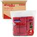 Microfiber Cloths, WypAll, Red, 15.75" x 15.75", 6/Pack, 4 Pack/Case