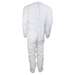 Kimtech A5 Cleanroom Protective Coverall with Thumb Loops and Zipp, White, Medium, 25 per Case