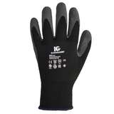 KleenGuard G40 Contact Heat Level 2 Black Polyester Knit and Grey Latex Coated Gloves, 12-Pair, 2X-Large (11.0) redirect to product page
