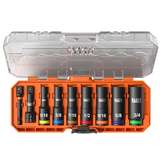 Impact Socket Set, KNECT Deep-Well, 3/8" Drive, SAE, Cr-Mo Steel, 9 Pcs redirect to product page