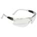 KleenGuard Visio V20 Wraparound Safety Glasses, Clear, Polycarbonate Lens, Silver Temple