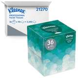 Facial Tissue, Kleenex, White, 8.4" x 8.0", 90 Sheets/Box redirect to product page