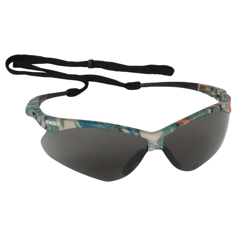KleenGuard V30 Nemesis Safety Eyewear Smoke Anti-Fog Lens, Camo Frame, 144/BX