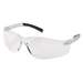 KleenGuard V20 Wraparound Safety Glasses, Clear, Polycarbonate Lens, Black/Gray Temple, 144/Case