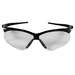 KleenGuard V30 Nemesis Wraparound Safety Glasses, Clear, Polycarbonate Lens, Black Temple