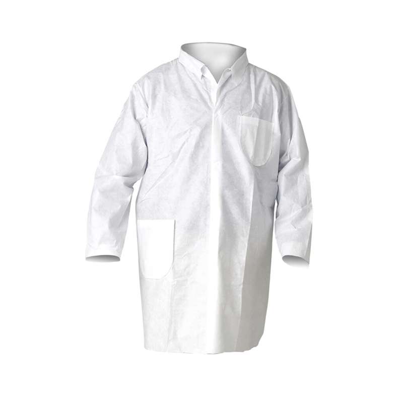 Kleenguard, A20 Breathable Particle Protection Lab Coats, White, 4 X-Large, 25 per Case