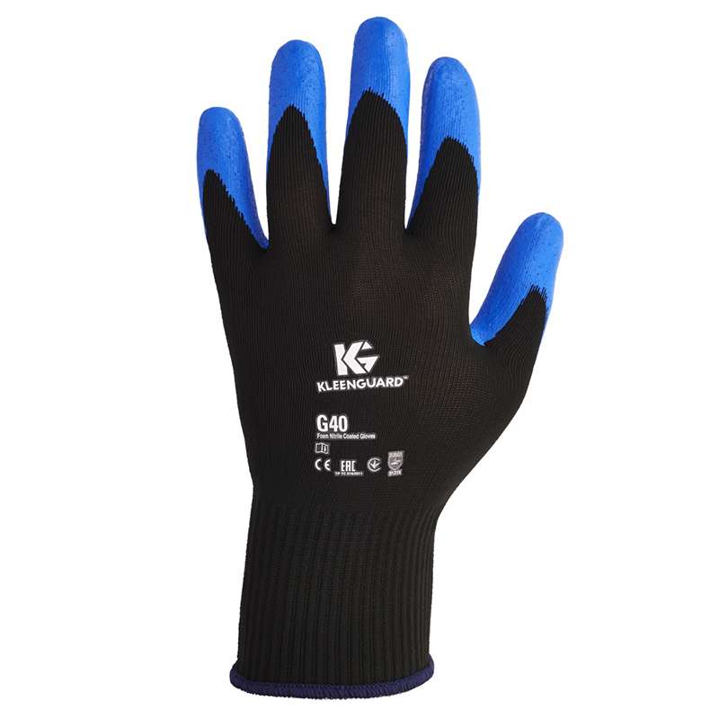 KleenGuard G40 Foam Nitrile Coated Gloves, 2XLarge, 60 Pair per Case