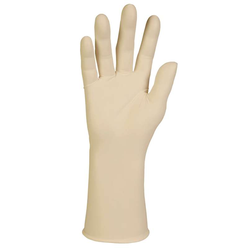 Kimtech Latex G3 Cleanroom Gloves, Textured Palm and Fingers, Natural S, 100 per Box, 10Bx per Case