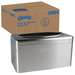 Box Towel Dispenser, Kleenex, Folded, Stainless Steel, 10.4" x 6.1" x 5.4"