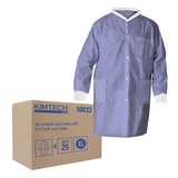 A8 Certified Lab Coats with Knit Collar and Cuffs, Blue, XL, 25 per Case redirect to product page