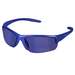 SMITH & WESSON  21301 Equalizer  Safety Glasses, Blue Mirror Lenses with Blue Frame, 144/Case