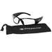KleenGuard Elite Safety Glasses with Clear Anti-Fog Lenses and Black Frame, 144/Case