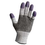 KleenGuard G60 Endurapro Dual Grip Purple Nitrile Level 3 Cut Resistant Gloves with Nitrile Dotted Palm, 12 Pair, Large (9.0) redirect to product page