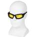 KleenGuard V50 Calico Safety Glasses, Amber Anti-Fog Lenses with Interchangeable Temples/Head Strap