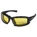 KleenGuard V50 Calico Safety Glasses, Amber Anti-Fog Lenses with Interchangeable Temples/Head Strap
