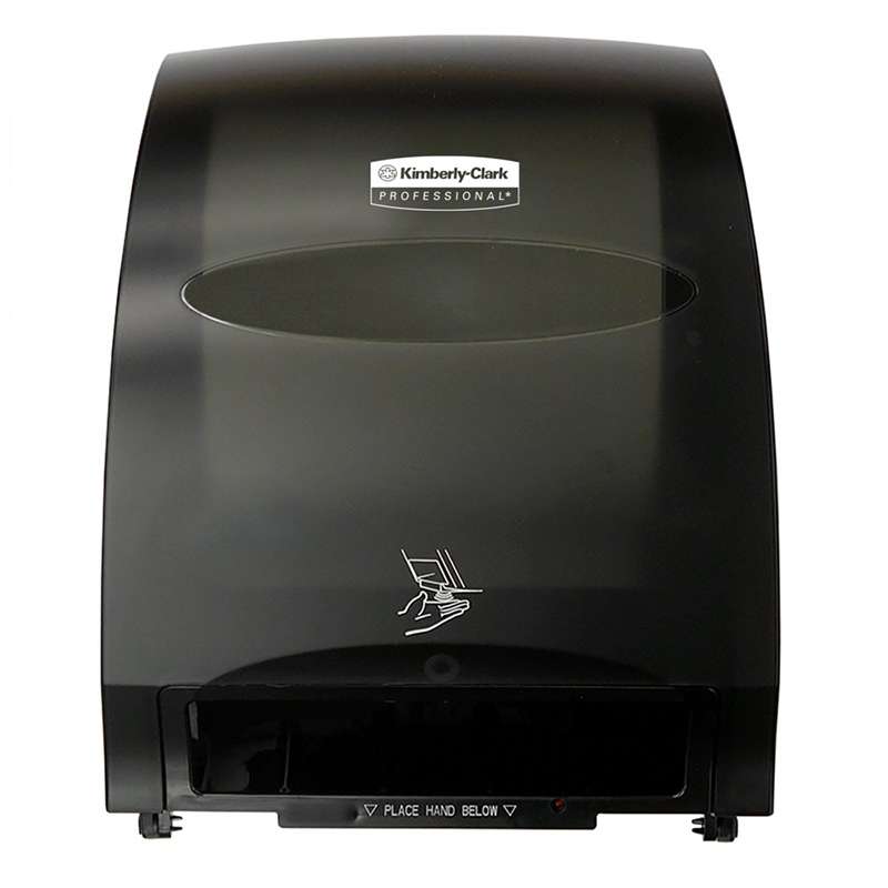 Electronic Hard Roll Dispenser, Black, 12.70" x 15.76" x 9.57"