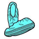 X-Tra Traction™ Shoe Cover with Traction Strip, Blue, Medium/Large, 100 per Box redirect to product page