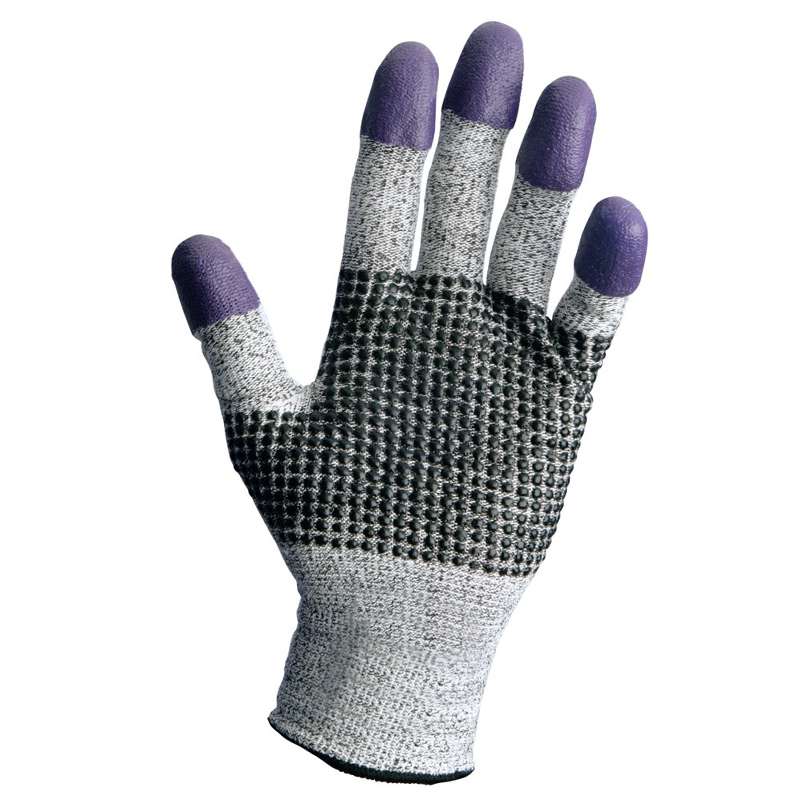 KleenGuard G60 Purple Nitrile Cut Gloves, 8(M), 6 Pairs/BG, 12 Pairs/CA - for Vending