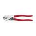 High Leverage Cable Cutter up to 4/0 Aluminum, 2/0 Soft Copper, 24 AWG, 9.5" Long