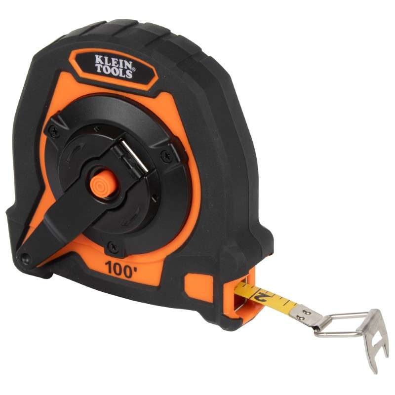 Closed Reel Long Tape Measure, 100-Foot