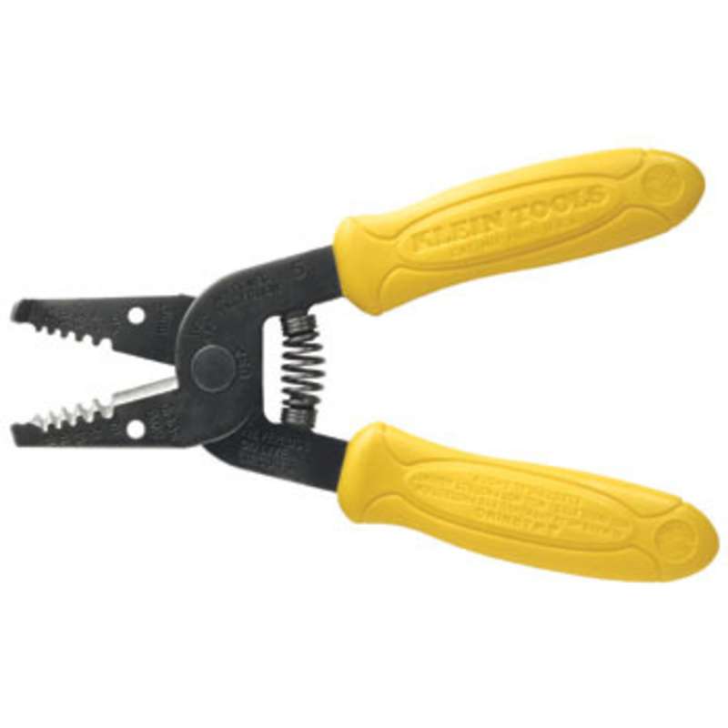 Wire Stripper-Cutter for 10-18AWG Solid Wire with Yellow Handle