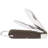 Folding Pocket Knife with 2 Carbon Steel Blades, 1-Spear Point and 1-Screwdriver redirect to product page