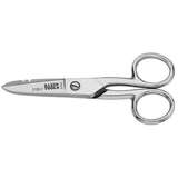 Electrician's Scissors with 19 and 23 AWG Stripping Notches, 5-1/4" Long redirect to product page