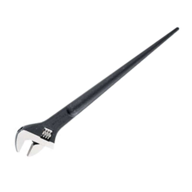 Adjustable Head Construction Wrench with 1-1/2" Jaw Capacity, 16" Long