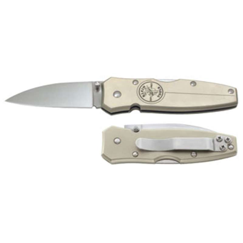 Aluminum Handle Lockback Pocket Knife, 2-1/2" Long Blade