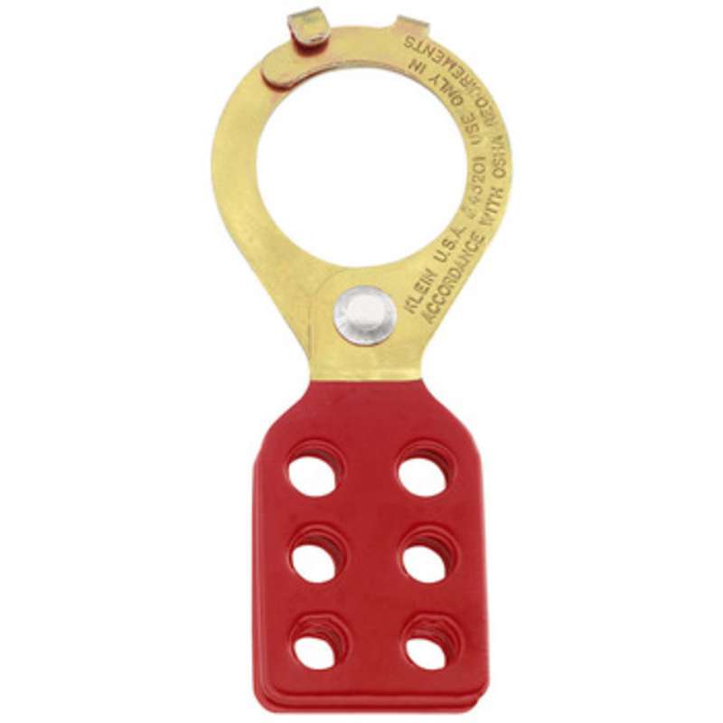 Safety Lockout Hasp of Tempered Steel, 1.5" I.D.