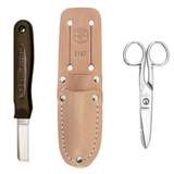 Cable Splicer Kit with Knife, Electrician's Scissors, and Leather Pouch redirect to product page