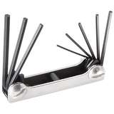 Fold-Up Inch Hex Key Set with .050" Through 5/32" Keys, 8 Sizes redirect to product page