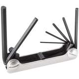 Seven-Key Metric Folding Hex-Key Set, 7 Piece redirect to product page