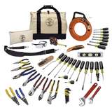 Journeyman Tool Set in 18" Canvas 10-Pocket Tool Bag with Leather Bottom, 41 Pieces redirect to product page
