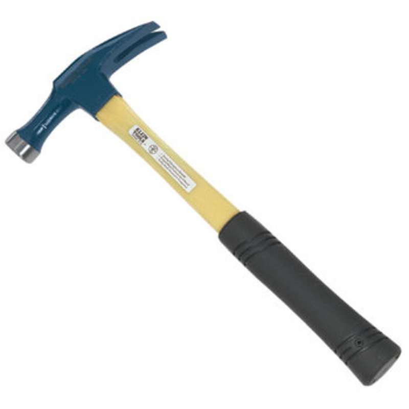 Electrician's 15" Straight Claw Hammer with 18oz. Head