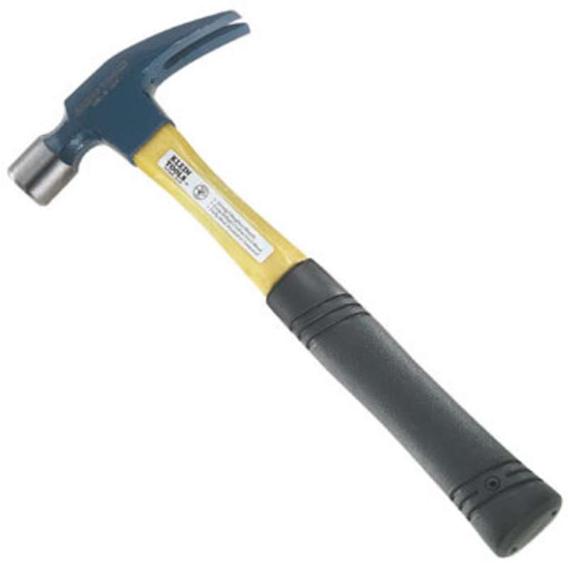 Heavy Duty 13" Straight Claw Hammer with 16oz. Head